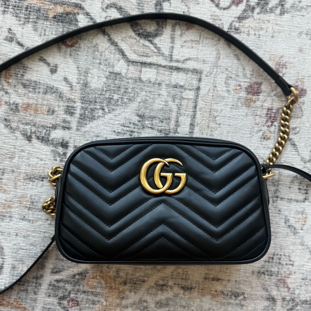 Black Gucci Crossbody Bag